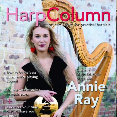 UNT alumna harp student 