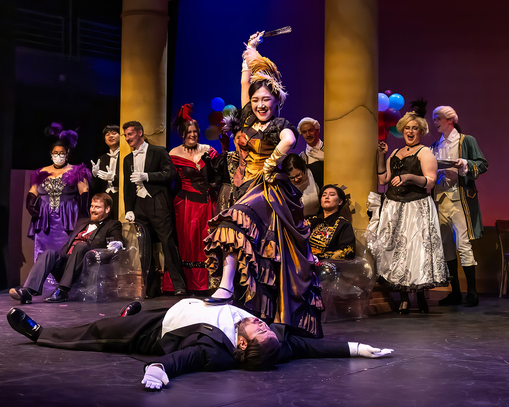 Scene from Die Fledermaus