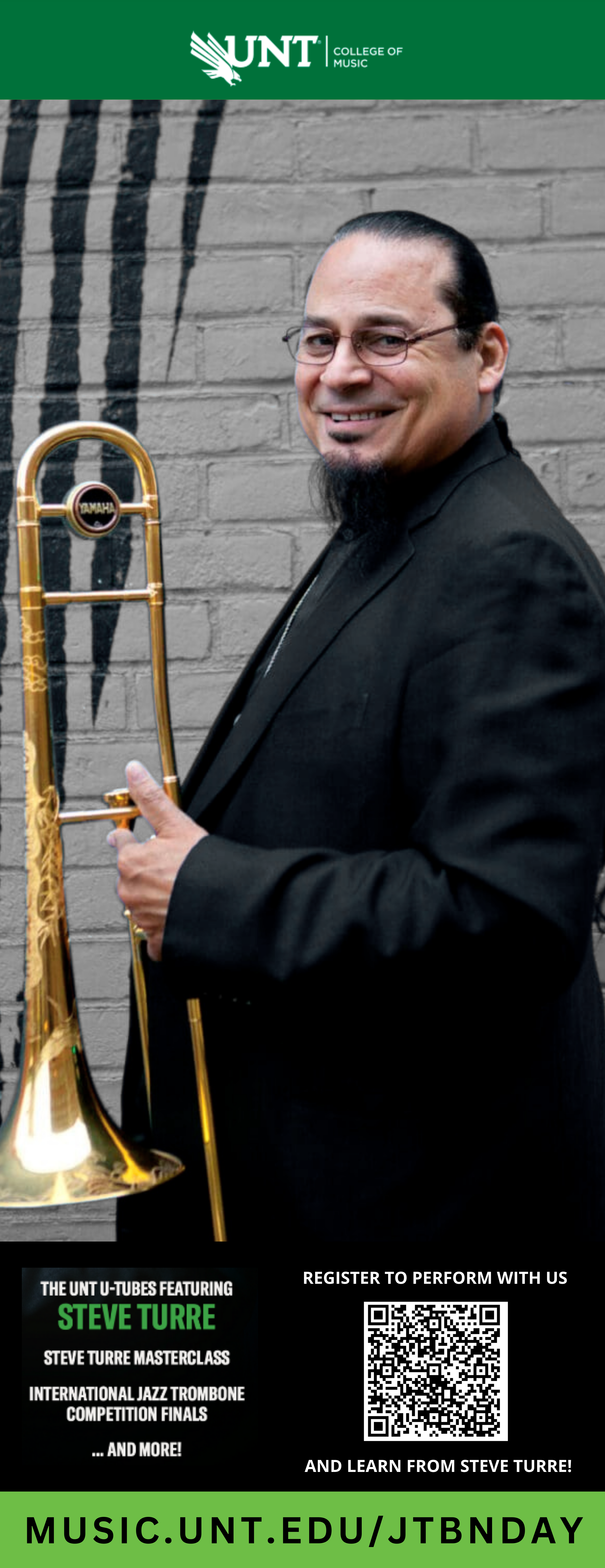 Photo of our 2024 guest artist - Steve Turre.