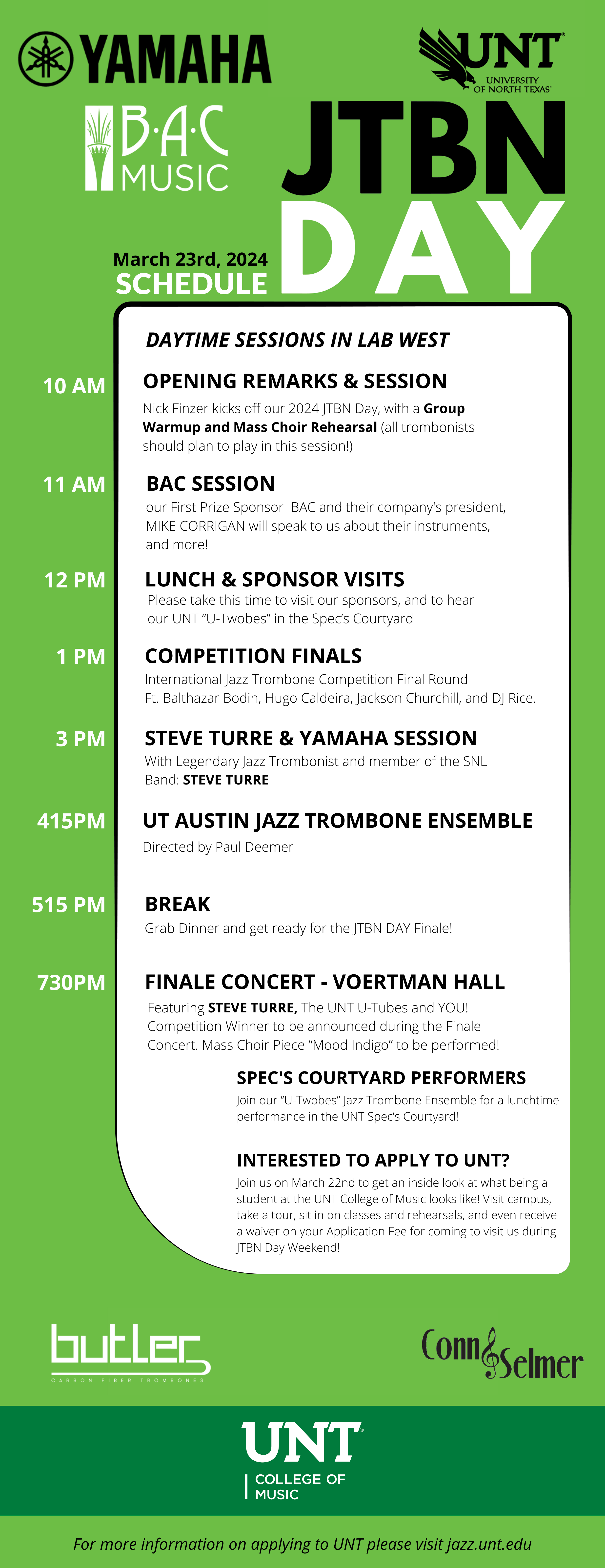 2024 JTBN DAY Schedule