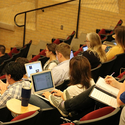 Students in a classroom