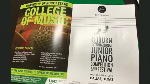 Advertisement for Cliburn International Junior Piano Competition