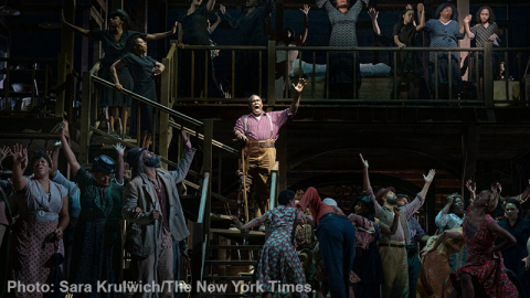 Performance of Porgy and Bess - Photo: Sara Krulwich/The New York Times. 