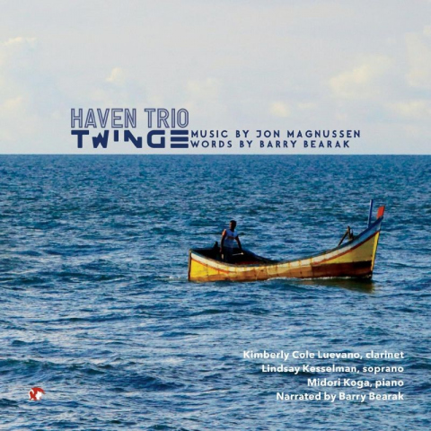Twinge CD Cover - boat on ocean