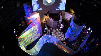 Merril Ellis Intermedia Theater - Featuring Intermedia Concert with Video, Lights, Screens and Colors