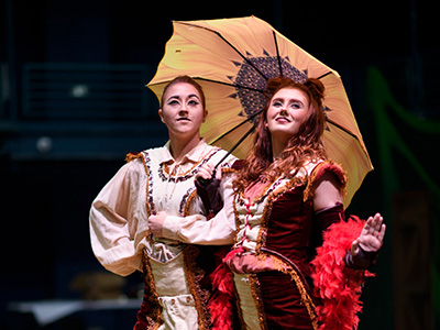 UNT Opera students performing "The Cunning Little Vixen"