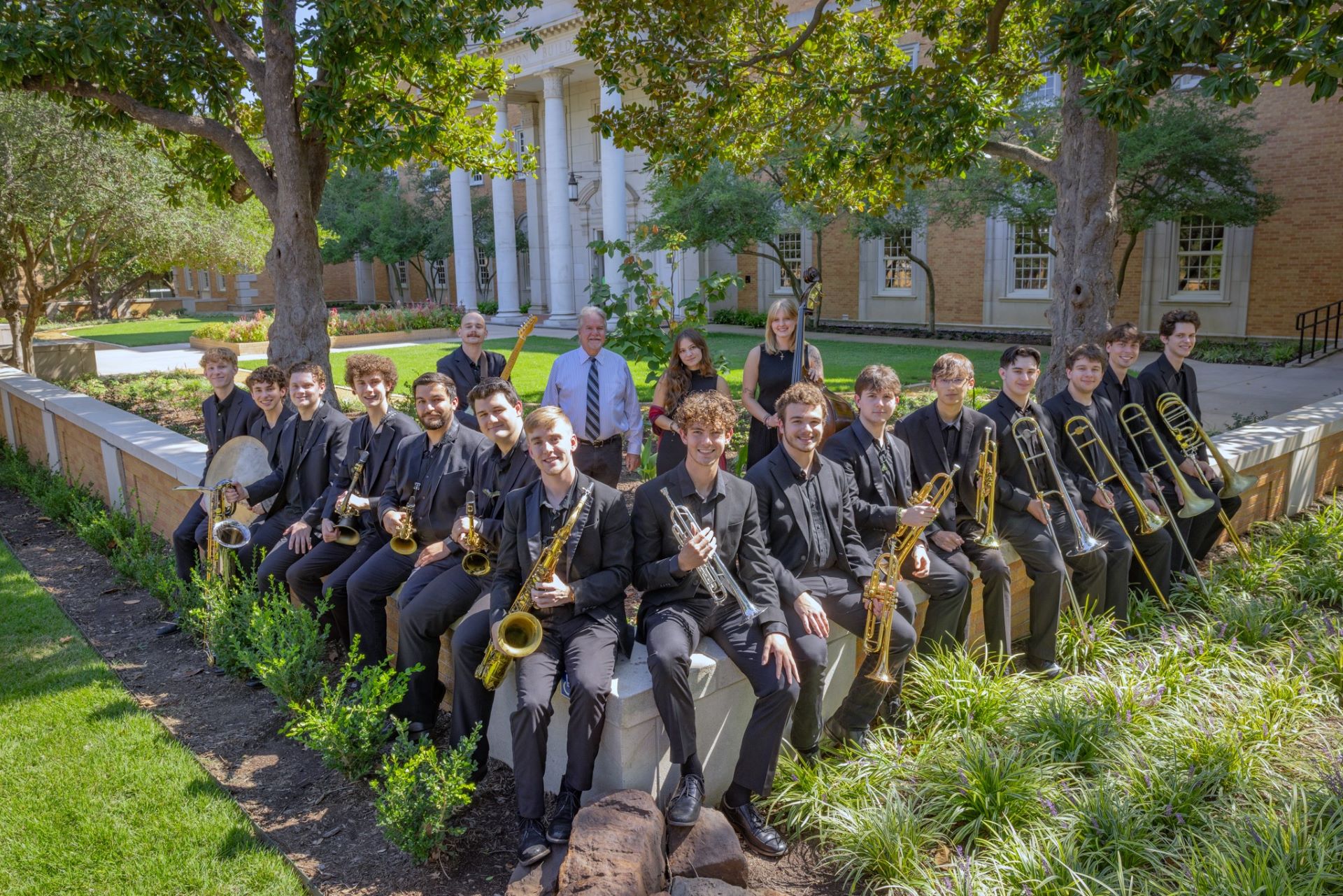 Group picture of the Two O'Clock Lab Band